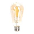 Светодиодная лампочка с регулированием яркости FILAMENT ST64 E27/6W/230V 2200K - Aigostar