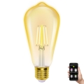 Светодиодная лампочка с регулированием яркости FILAMENT ST64 E27/6W/230V 2700-6500K Wi-Fi - Aigostar