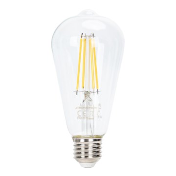 Светодиодная лампочка с регулированием яркости FILAMENT ST64 E27/6W/230V 2700K - Aigostar