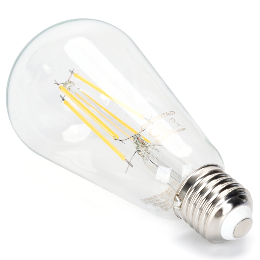 Светодиодная лампочка с регулированием яркости FILAMENT ST64 E27/6W/230V 2700K - Aigostar