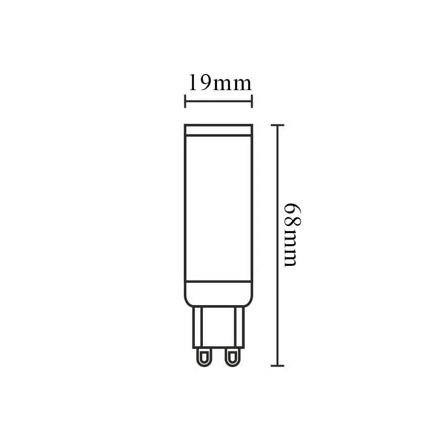 Светодиодная лампочка с регулированием яркости G9/6W/230V 2800K