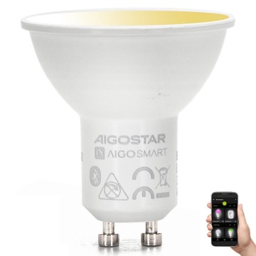 Светодиодная лампочка с регулированием яркости GU10/6,5W/230V 2700-6500K - Aigostar