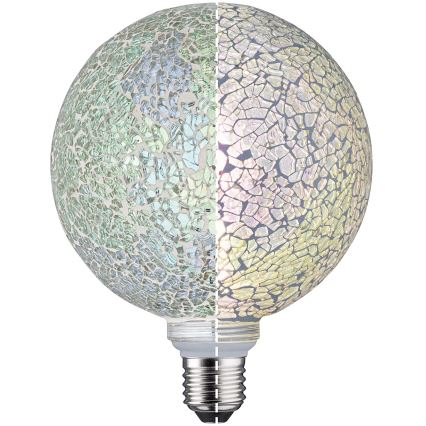 Светодиодная лампочка с регулированием яркости MOSAIC G125 E27/5W/230V 2700K - Paulmann 28745