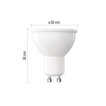 Светодиодная лампочка с регулированием яркости MR16 GU10/7W/230V 3000K