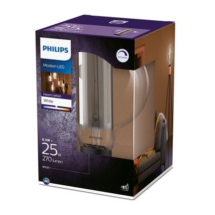 Светодиодная лампочка с регулированием яркости Philips E27/6,5W/230V 3000K