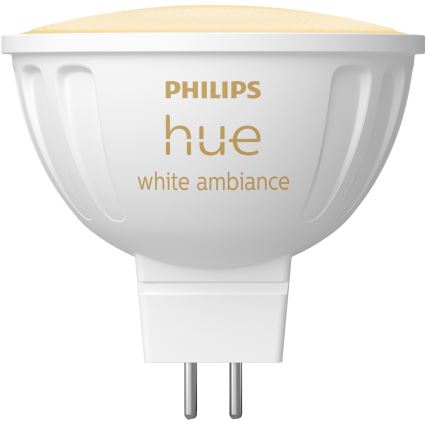 Светодиодная лампочка с регулированием яркости Philips Hue White Ambiance GU5,3/MR16/5,1W/12V 2200-6500K