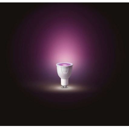 Светодиодная лампочка с регулированием яркости Philips Hue White And Color Ambiance GU10/5,7W/230V 2000-6500K
