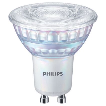 Светодиодная лампочка с регулированием яркости Philips Warm Glow GU10/6,2W/230V 2200-2700K CRI 90