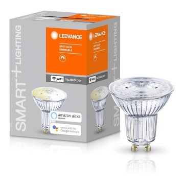 Светодиодная лампочка с регулированием яркости SMART+ GU10/5W/230V 2700K Wi-Fi - Ledvance