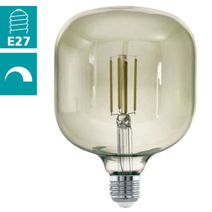 Светодиодная лампочка с регулированием яркости VINTAGE E27/4W/230V 3000K  - Eglo 12597