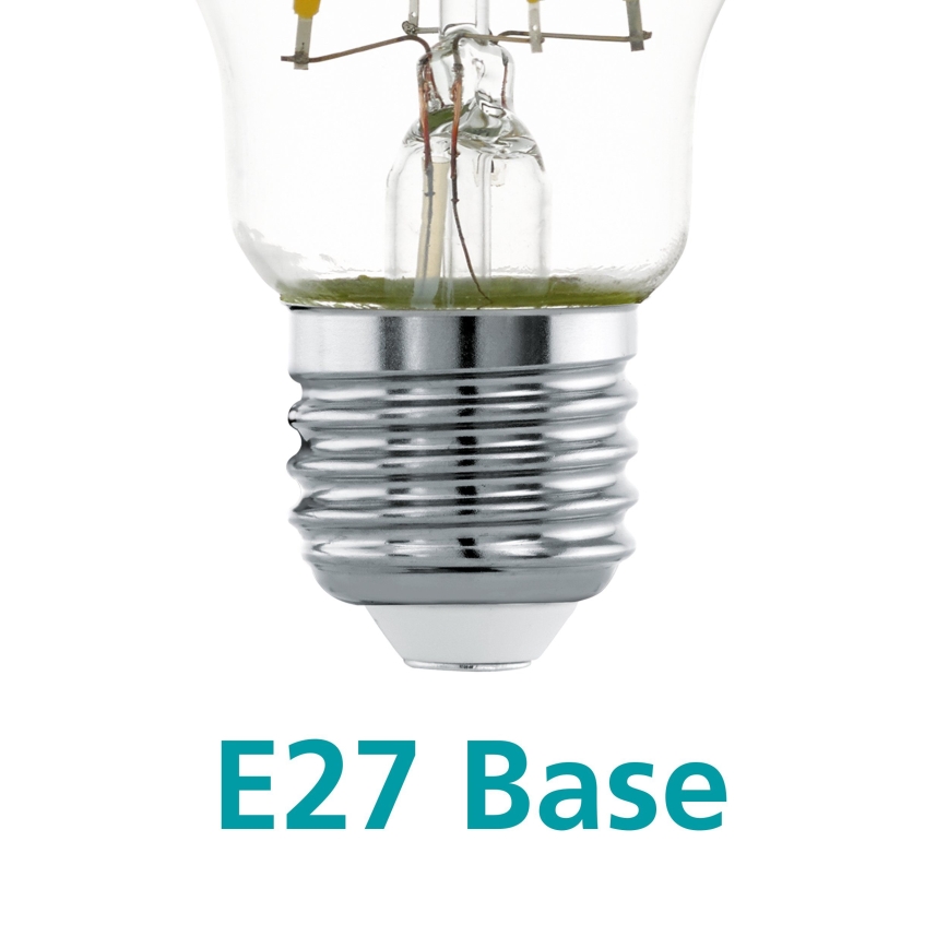 Светодиодная лампочка с зеркальной сферической колбой A60 E27/7W/230V 2700K - Eglo 11834