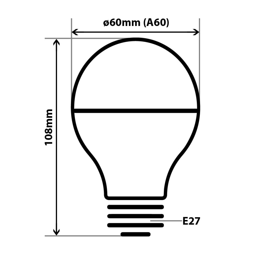 Светодиодная лампочка с зеркальной сферической колбой DECOR MIRROR A60 E27/8W/230V 4200K золотой