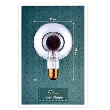 Светодиодная лампочка SHAPE G95 E27/4W/230V 2700K - Paulmann 28766