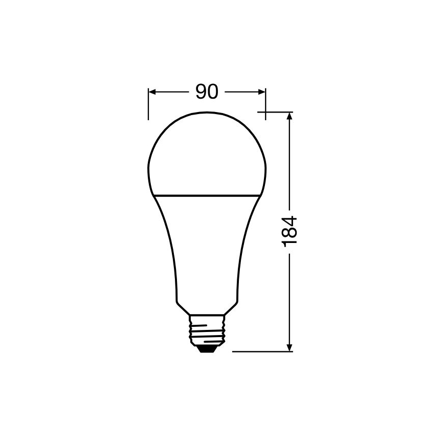 Светодиодная лампочка STAR E27/24,9W/230V 2700K - Osram