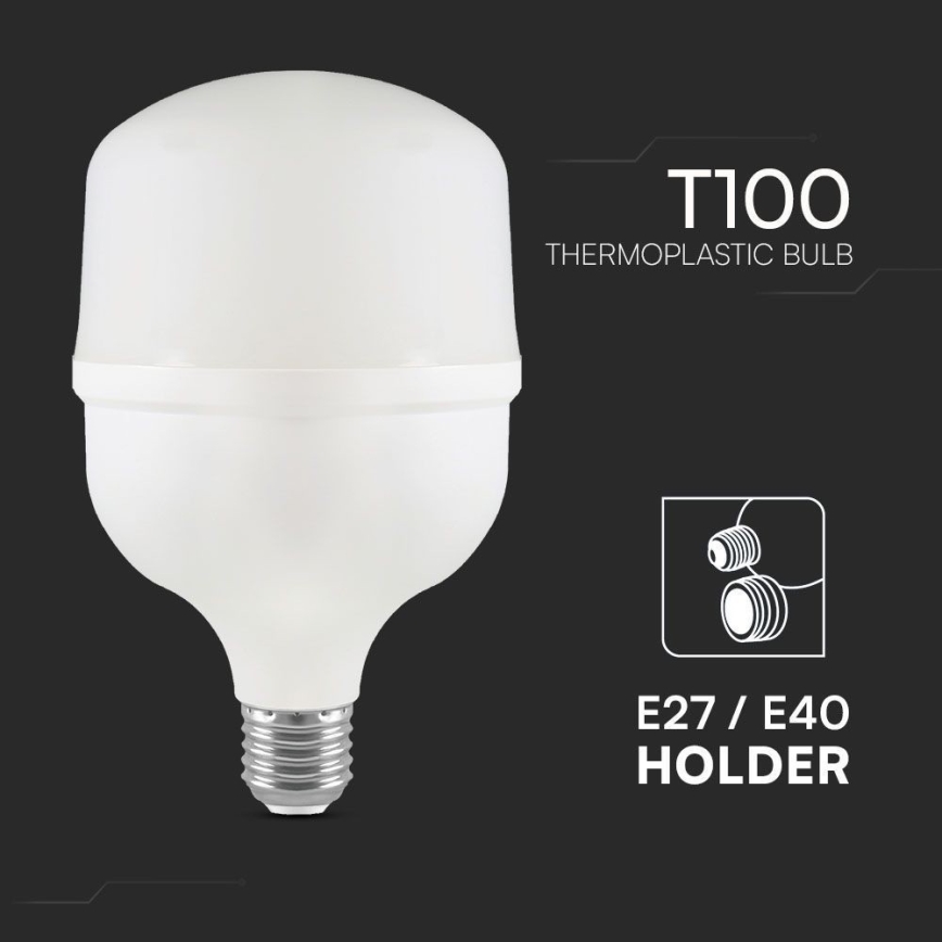 Светодиодная лампочка T100 E27/30W/230V 4000K