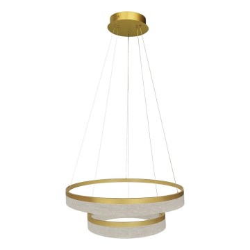 Светодиодная (LED) люстра на тросе GALA LED/54W/230V, диаметр 60 см, золотая