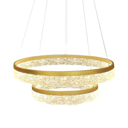 Светодиодная (LED) люстра на тросе GALA LED/54W/230V, диаметр 60 см, золотая