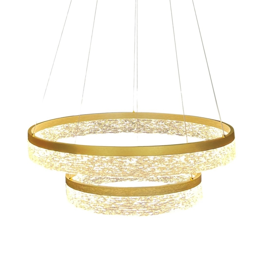Светодиодная (LED) люстра на тросе GALA LED/54W/230V, диаметр 60 см, золотая