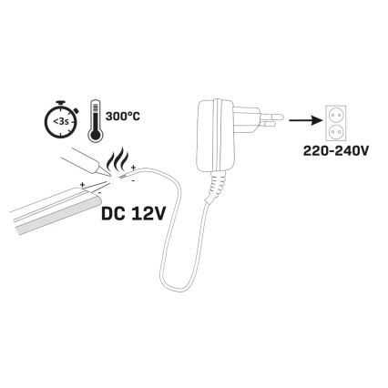 Светодиодная лента NEON 2 м LED/17W/12V 4000K IP65