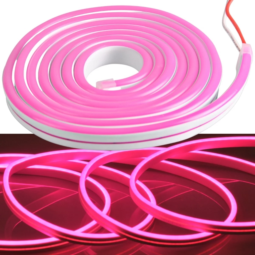 Светодиодная лента NEON 2 м LED/17W/12V IP65 розовый