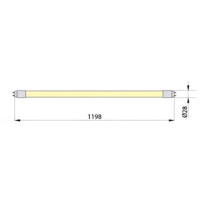 Светодиодная люминесцентная лампа ECOSTER T8 G13/18W/230V 3000K 119,8 см