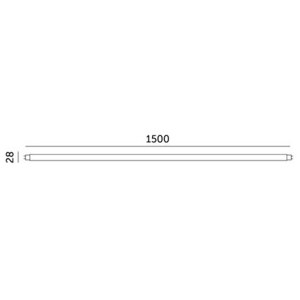 Светодиодная люминесцентная лампа T8 G13/22W/230V 4000K 150 см