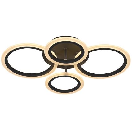 Светодиодная регулируемая накладная люстра LED/50Вт/230В 3000-6500К + пульт дистанционного управления