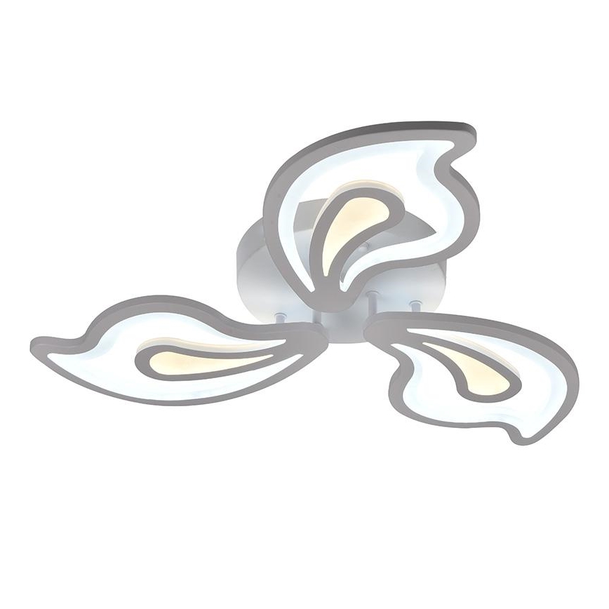 Светодиодная регулируемая накладная люстра LED/75Вт/230В 3000-6500К + пульт дистанционного управления