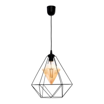 Светодиодная люстра на тросе ALAMBRE 1xE27/4W/230V черная