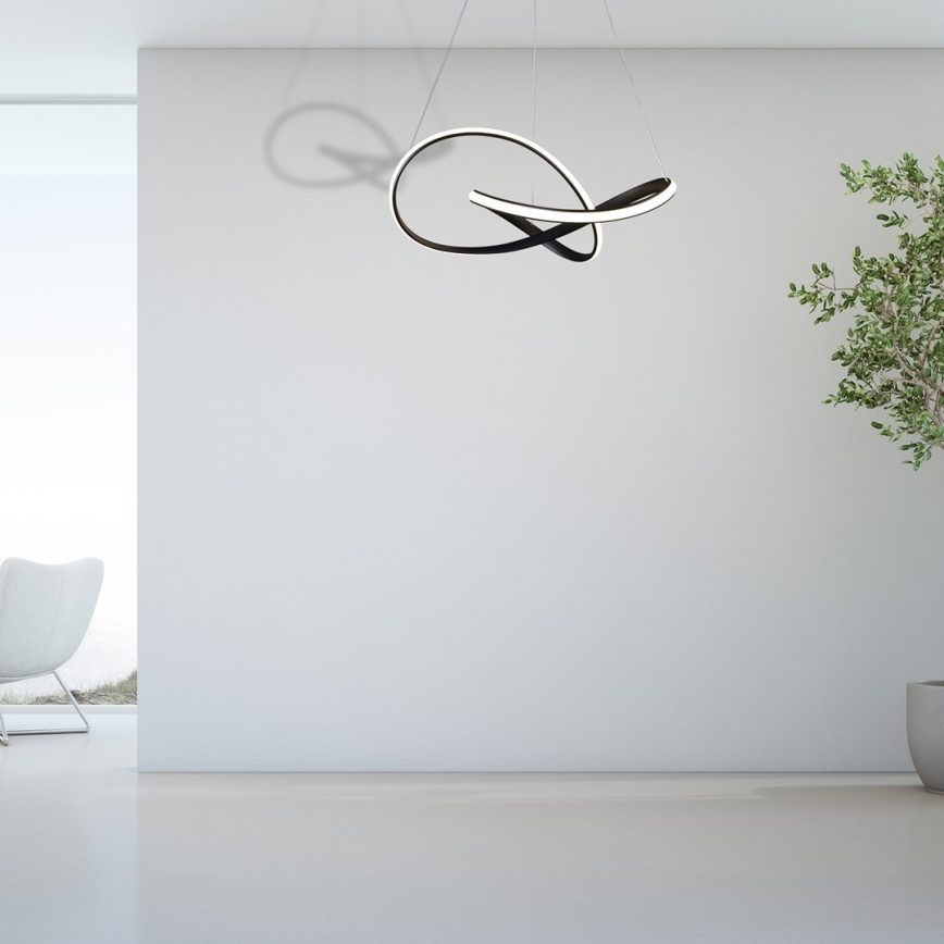 Светодиодная люстра на тросе CAPPIO LED/36W/230V черная