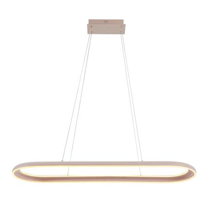 Светодиодная люстра на тросе CASHMERE LED/80Вт/230В 30x100 см бежевая