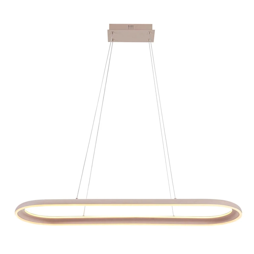 Светодиодная люстра на тросе CASHMERE LED/80Вт/230В 30x100 см бежевая