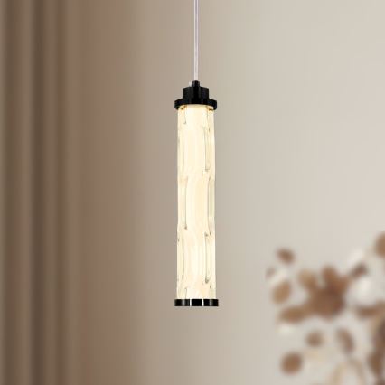 Светодиодная люстра на тросе CORTE LED/10W/230V черная