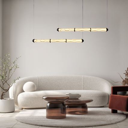 Светодиодная люстра на тросе CORTE LED/25W/230V черная