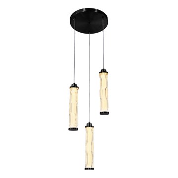Светодиодная люстра на тросе CORTE LED/25W/230V чёрная