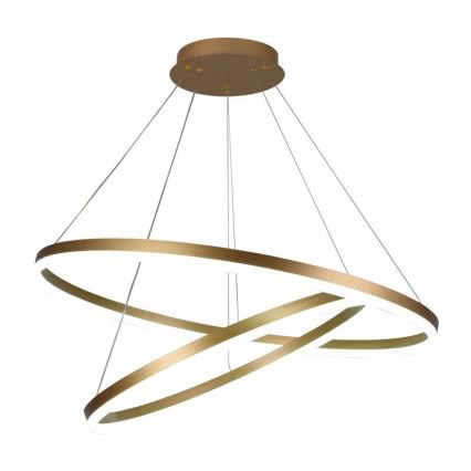 Светодиодная регулируемая люстра на тросе LED/100Вт/230В 3000-6500К диаметр 80 см + пульт дистанционного управления