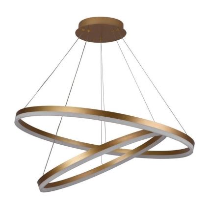 Светодиодная регулируемая люстра на тросе LED/100Вт/230В 3000-6500К диаметр 80 см + пульт дистанционного управления