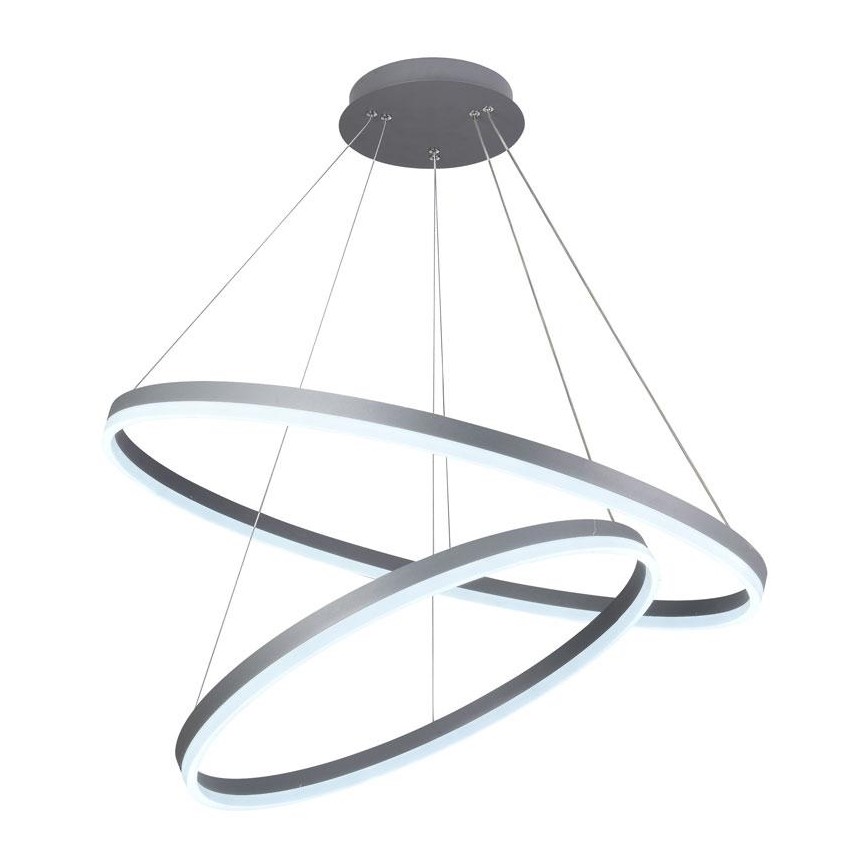 Светодиодная регулируемая люстра на тросе LED/100Вт/230В 3000-6500К диаметр 80 см + пульт дистанционного управления