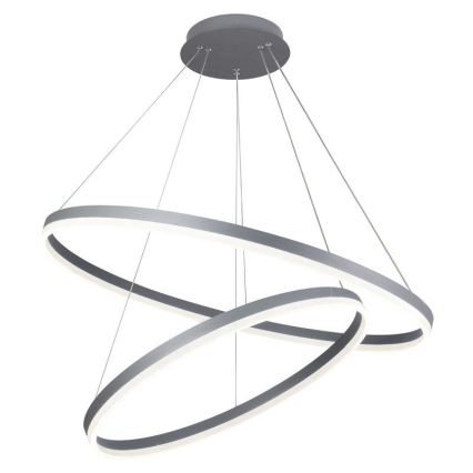 Светодиодная регулируемая люстра на тросе LED/100Вт/230В 3000-6500К диаметр 80 см + пульт дистанционного управления