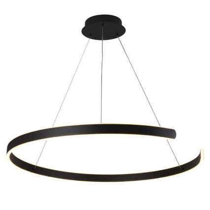 Светодиодная регулируемая люстра на тросе LED/100Вт/230В 3000-6500К диаметр 80 см + пульт дистанционного управления