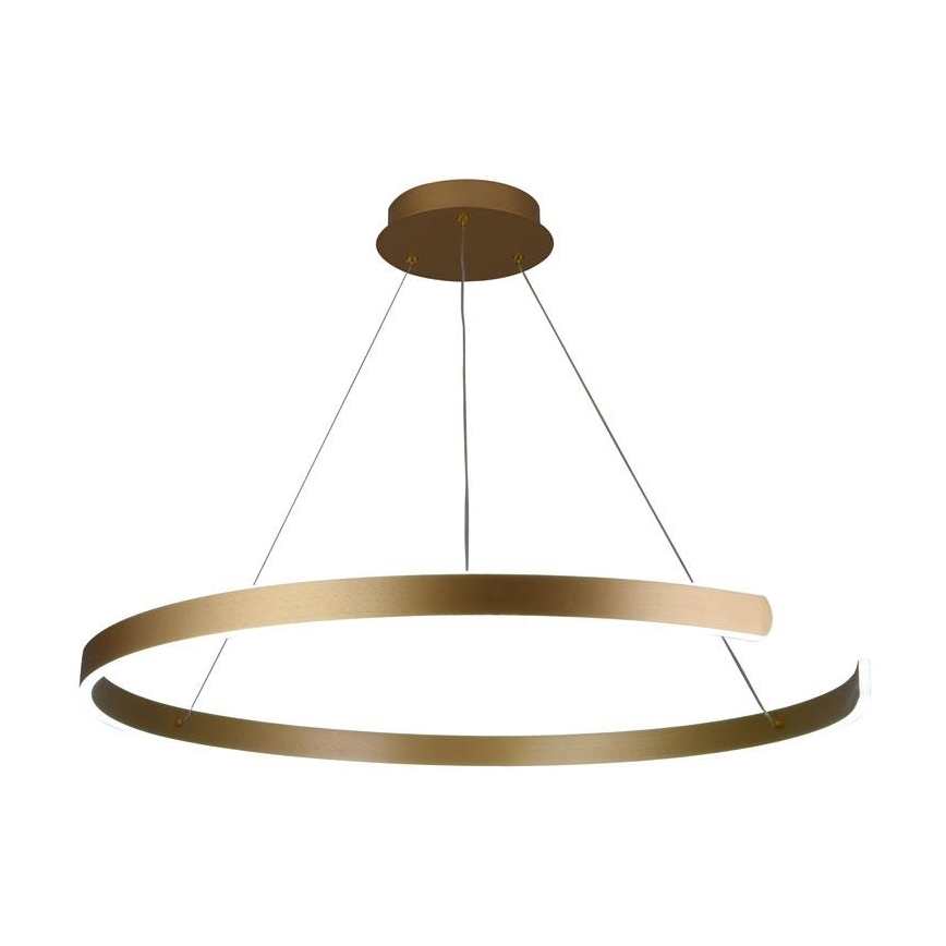 Светодиодная регулируемая люстра на тросе LED/100Вт/230В 3000-6500К диаметр 80 см + пульт дистанционного управления