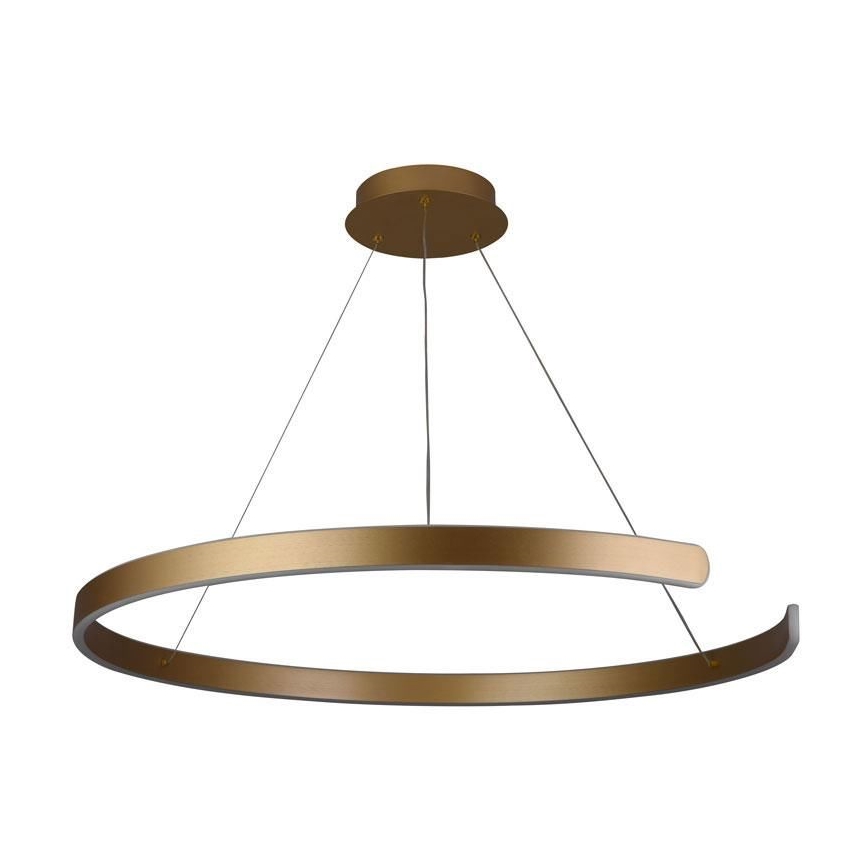 Светодиодная регулируемая люстра на тросе LED/100Вт/230В 3000-6500К диаметр 80 см + пульт дистанционного управления
