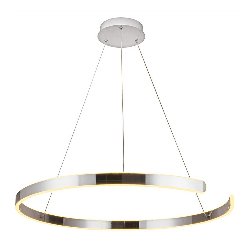 Светодиодная регулируемая люстра на тросе LED/100Вт/230В 3000-6500К диаметр 80 см + пульт дистанционного управления