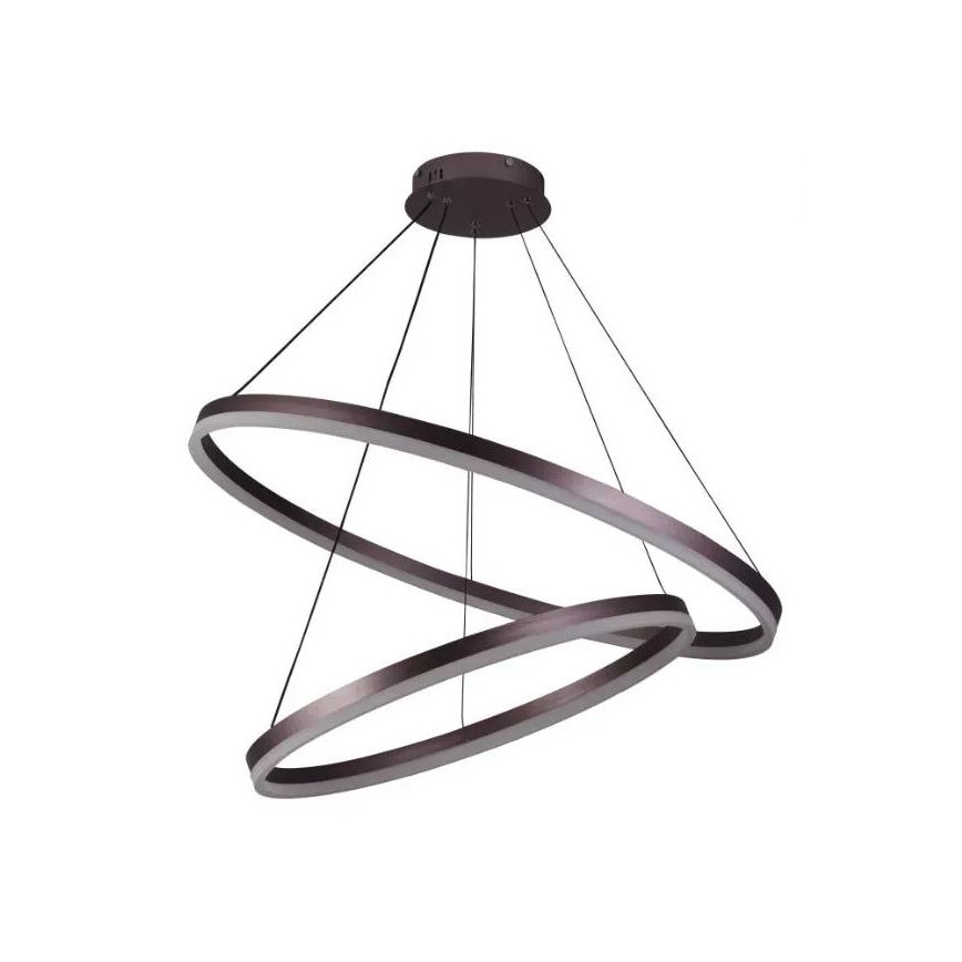 Светодиодная регулируемая люстра на тросе LED/100Вт/230В 3000-6500К диаметр 80 см + пульт дистанционного управления