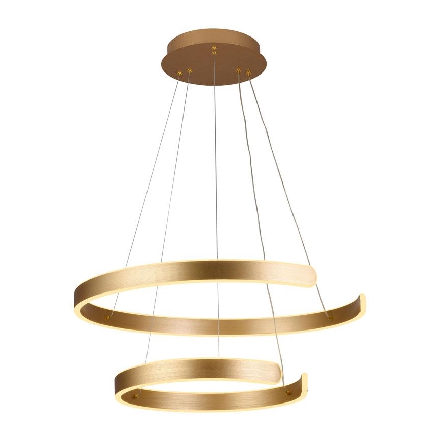 Светодиодная регулируемая люстра на тросе LED/120Вт/230В 3000-6500K диаметр 60 см + пульт дистанционного управления
