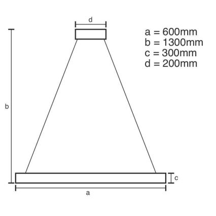 Светодиодная регулируемая кристальная люстра на тросе LED/130W/230V 3000-6500K золотая + пульт дистанционного управления