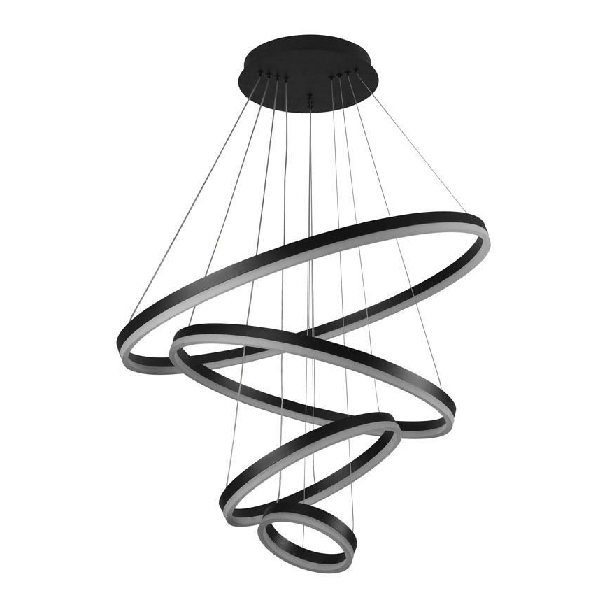 Светодиодная регулируемая люстра на тросе LED/165Вт/230В 3000-6500K диаметр 80 см + пульт дистанционного управления