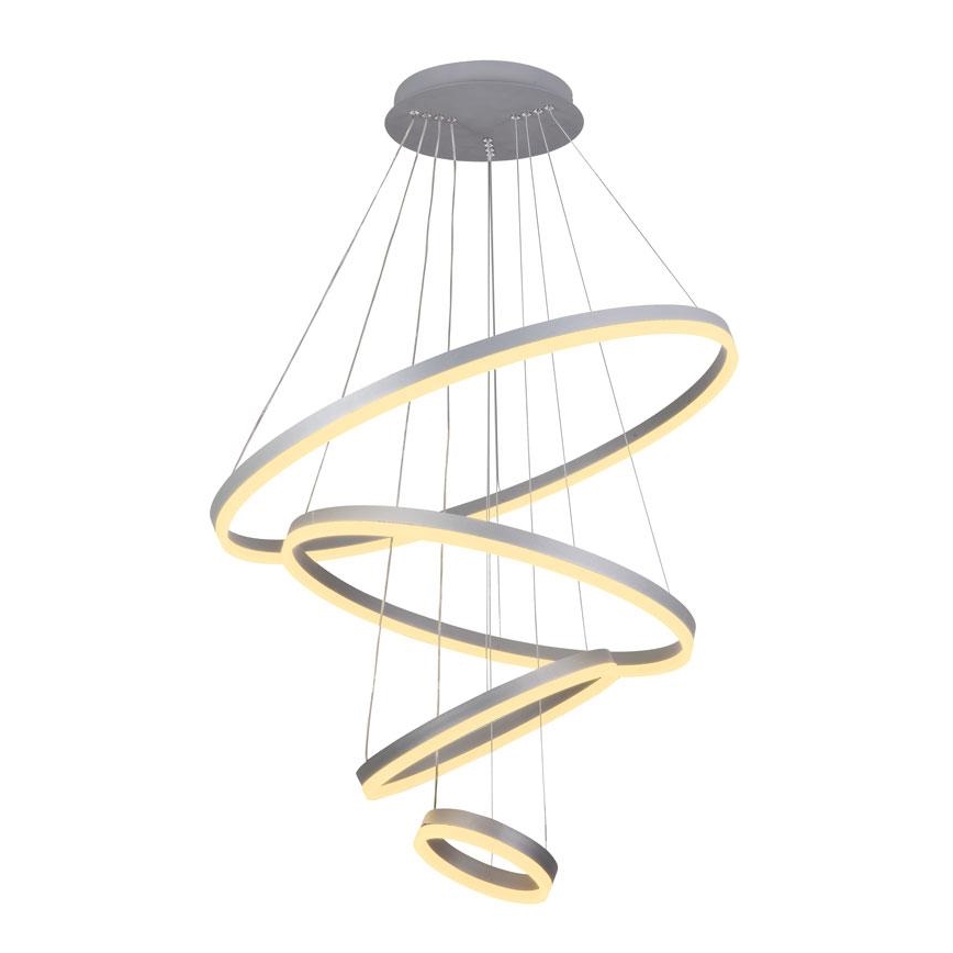 Светодиодная регулируемая люстра на тросе LED/165Вт/230В 3000-6500K диаметр 80 см + пульт дистанционного управления