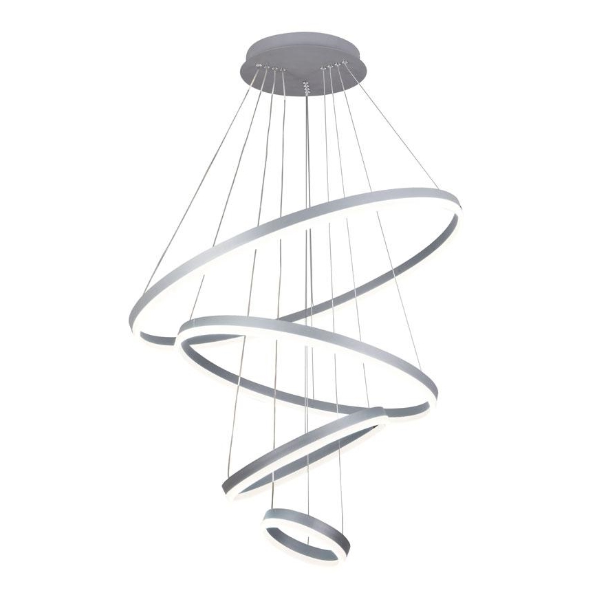 Светодиодная регулируемая люстра на тросе LED/165Вт/230В 3000-6500K диаметр 80 см + пульт дистанционного управления