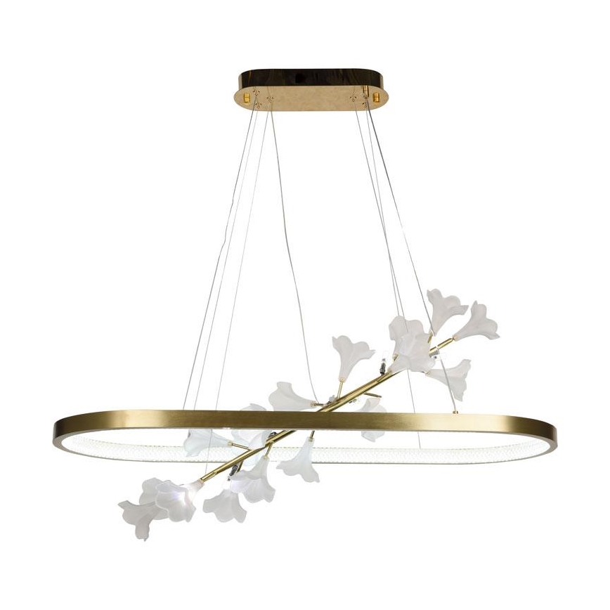 Светодиодная регулируемая люстра на тросе LED/65Вт/230В 3000-6500К + пульт дистанционного управления